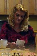 evil lives here tv poster